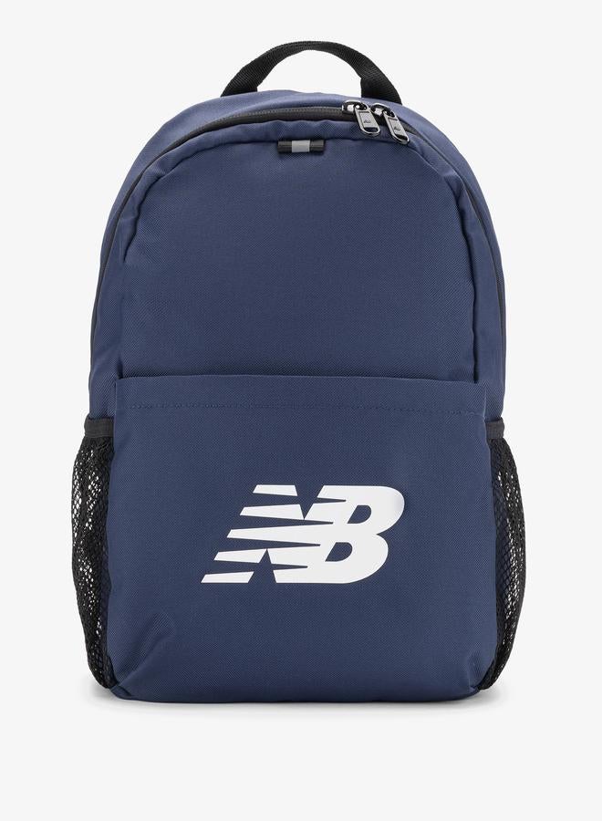 New Balance Navy Blue Logo Detail Backpack - Image 1