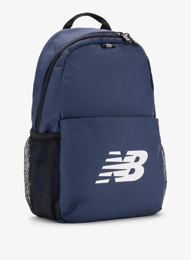 New Balance Navy Blue Logo Detail Backpack - Image 3