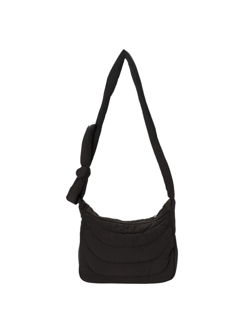 Bata Padded Tube Crossbody Bag