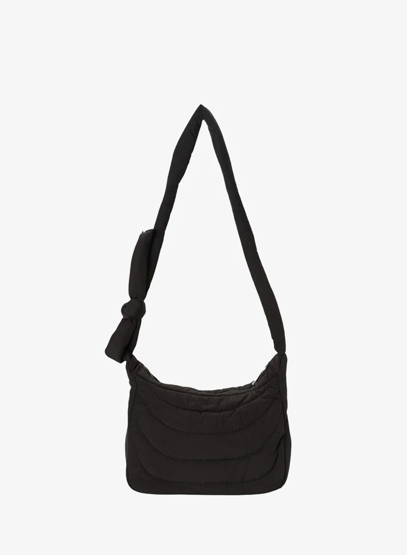 Bata Padded Tube Crossbody Bag