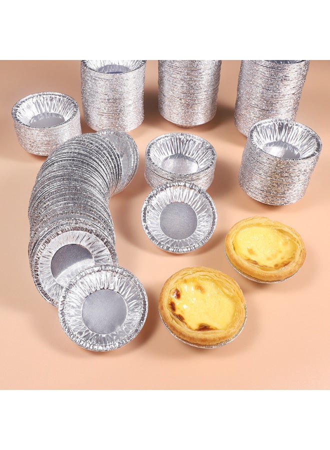 Egg Tart Mold Tin Paper Cup Disposable Alms Cake Pudding Sponge Cake Bowl Baking Oven Utensils Household Egg Tart Skin-Specifications:1000 Only Installed - Image 2