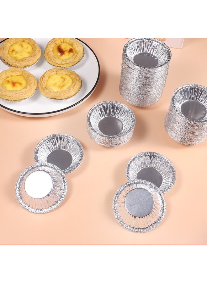 Egg Tart Mold Tin Paper Cup Disposable Alms Cake Pudding Sponge Cake Bowl Baking Oven Utensils Household Egg Tart Skin-Specifications:1000 Only Installed - Image 5