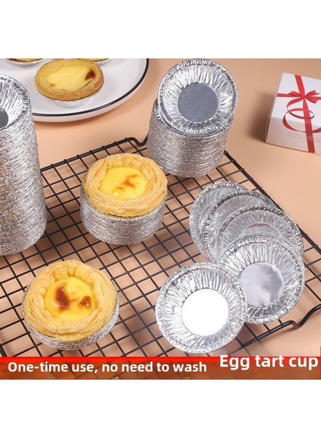 Egg Tart Mold Tin Paper Cup Disposable Alms Cake Pudding Sponge Cake Bowl Baking Oven Utensils Household Egg Tart Skin-Specifications:1000 Only Installed - Image 3