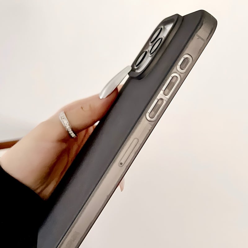 HuHa Protective Cover For iPhone 16 Frosted Translucent TPU Full Coverage Phone Case(White) - Image 2