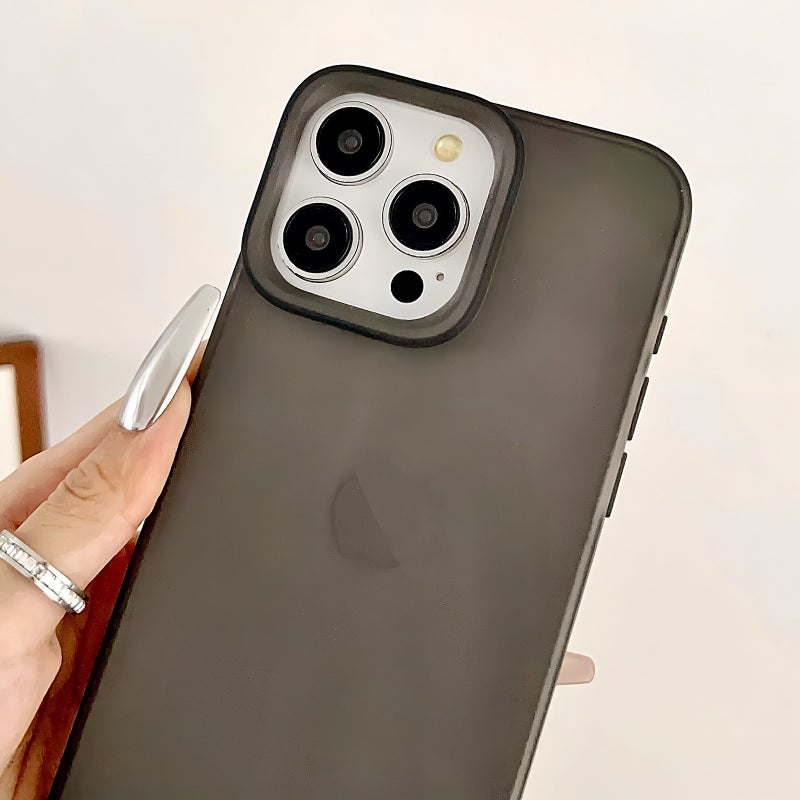 HuHa Protective Cover For iPhone 16 Frosted Translucent TPU Full Coverage Phone Case(White) - Image 4