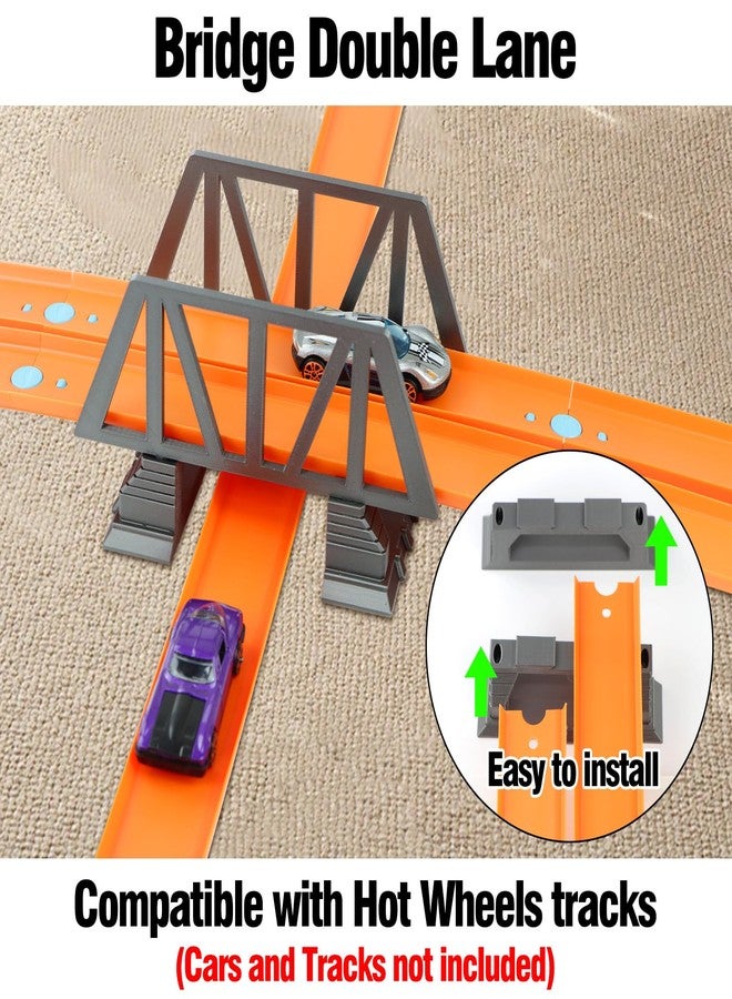 WSBXBB Bridge Double Lane Compatible with hot Wheel Track (Bridge Only) - Image 2