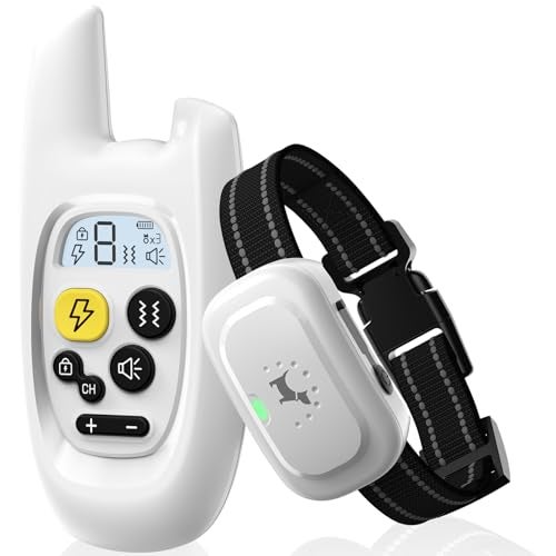 PEDONO Dog Shock Collar with Remote Control Newly Upgraded Training Collar for Small Medium Large Dogs Electric Collar for Dogs Training Rechargeable E Collar with Beep Vibration ShockLock Keypad - Image 1