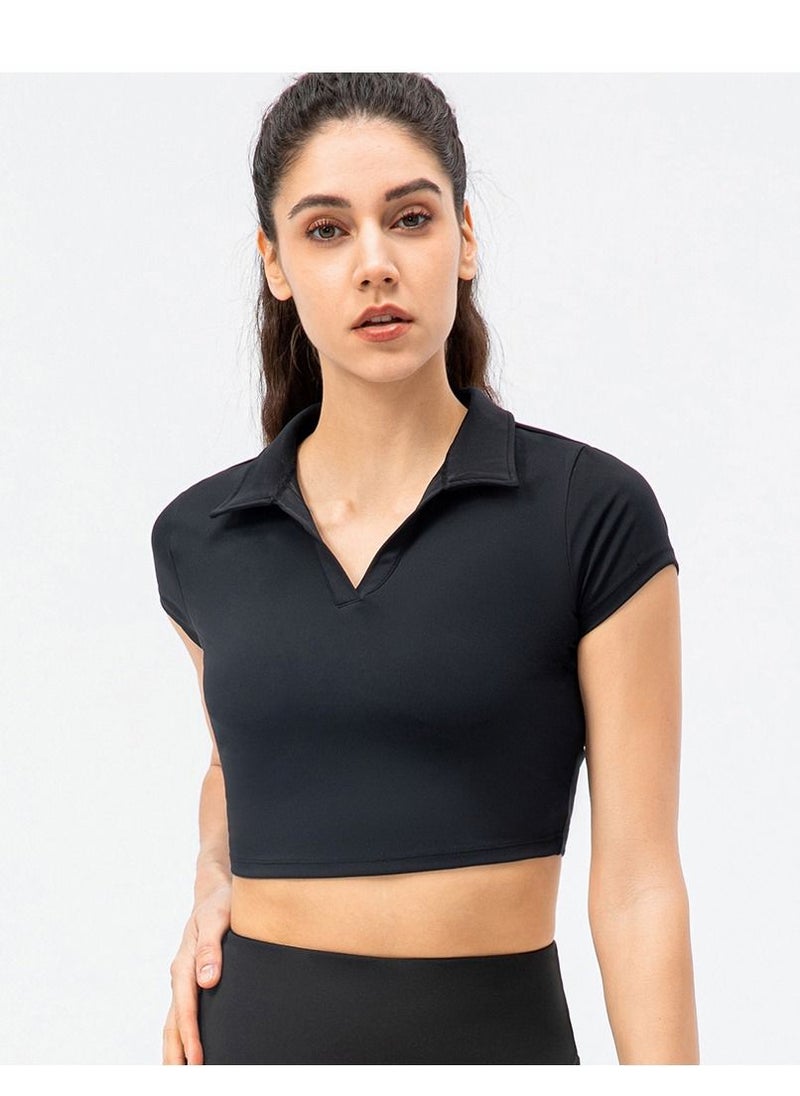 Loquat - tight leisure running yoga exercises with short sleeves - Image 1