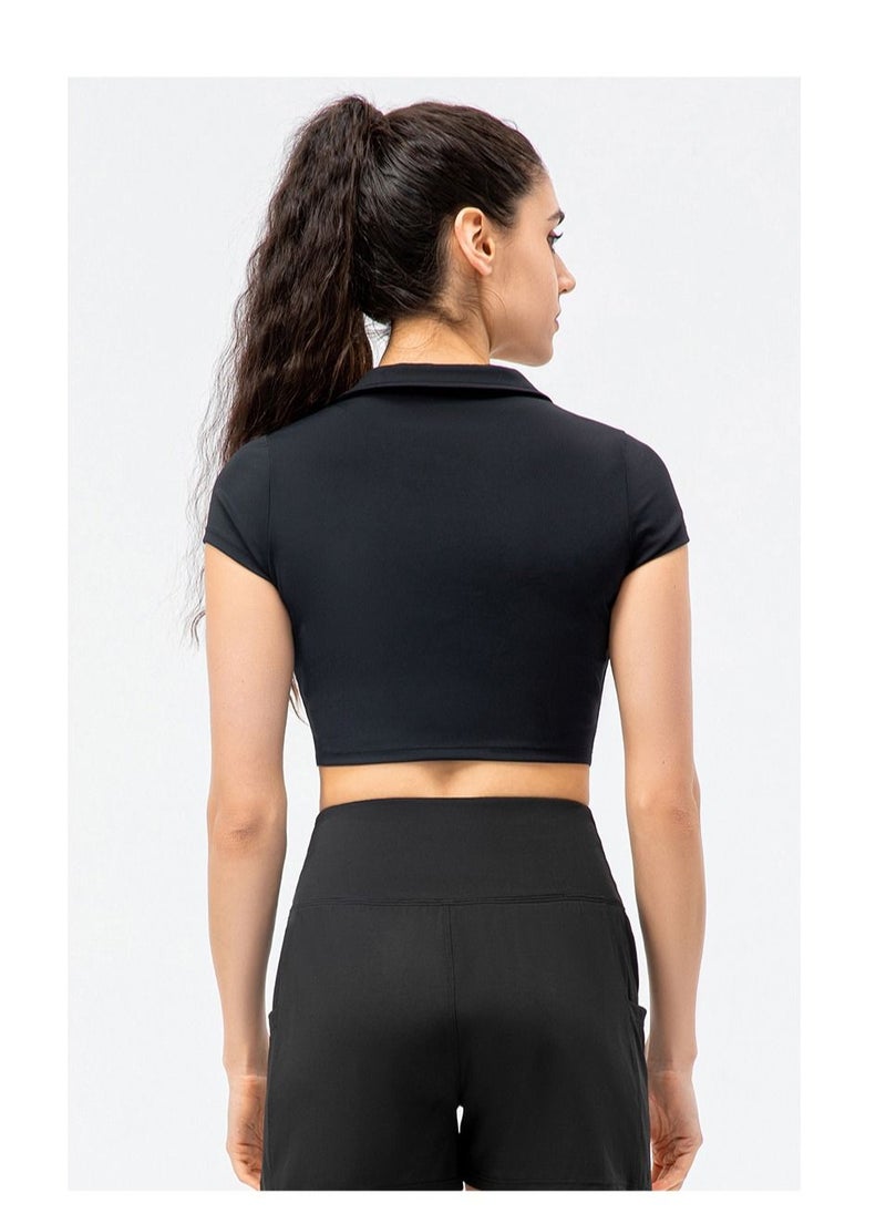 Loquat - tight leisure running yoga exercises with short sleeves - Image 1