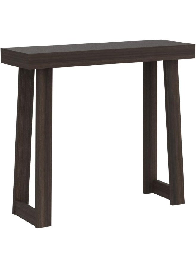 Generic Plank+Beam  Solid Wood Console Table, 37 Inch, Sofa Table, Narrow Entryway Table For Hallway, Behind The Couch, Living Room, Foyer, Easy Assembly, Walnut  - Image 4