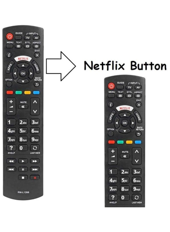 Huayu Remote Control For Panasonic Netflix Screen RM-L1268 Black/Grey/Red - Image 3