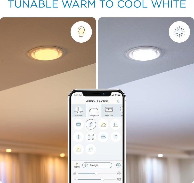 WiZ WFB 60W A60 E27 922-65 RGB 1CT/6 Smart WiFi LED Light Bulb, 16 Million Colors - Image 5