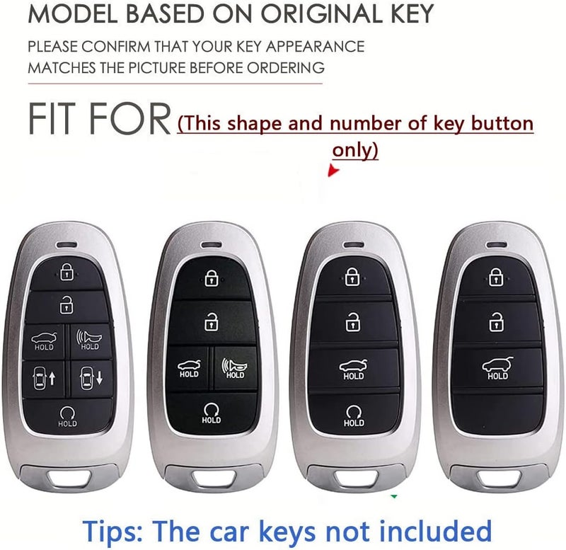 SANRILY Key Fob Cover for Hyundai Vehicles - Image 2