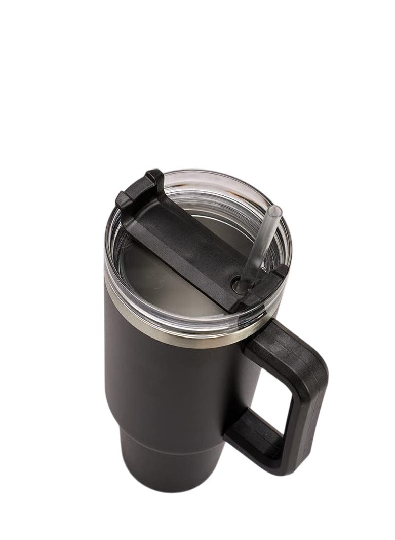 Spall 40OZ Stainless Steel Mug Tumbler with Handle High-capacity Insulated Vacuum Mug Keep Cold and Hot Leak Proof Travel Coffee Mug - Image 3