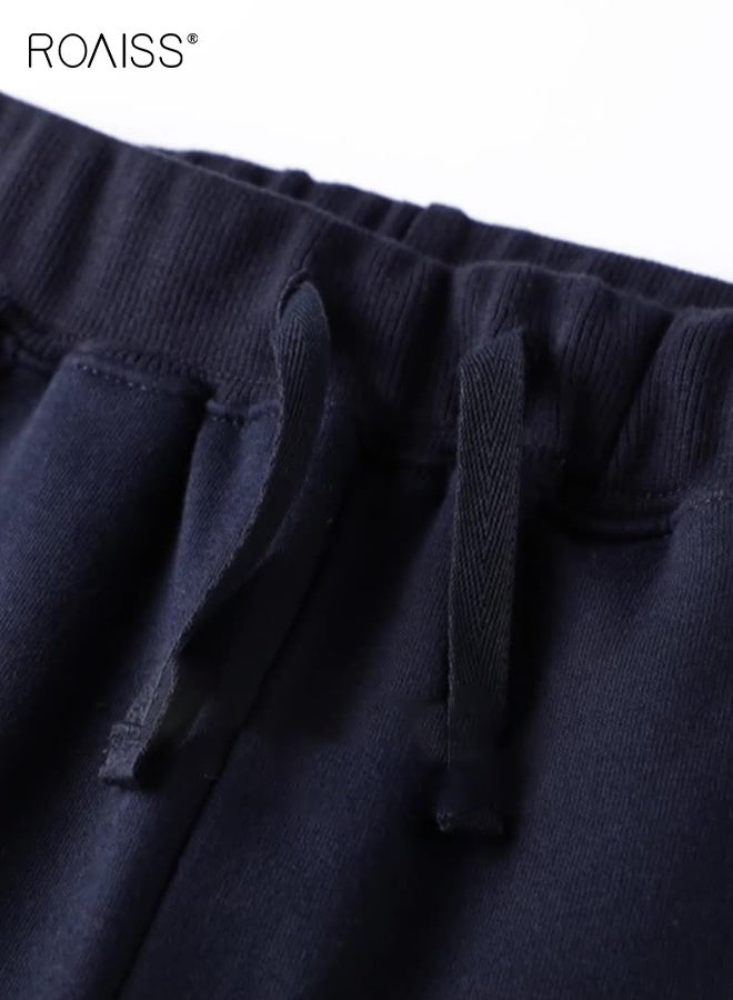 roaiss Toddler Boys Sweatpants, Cartoon Jogger Sweatpants with 2 Side Pockets, Drawstring Long Pants with Cuffed Ankles, Suitable for Daily Wear or Any Occasion - Image 3