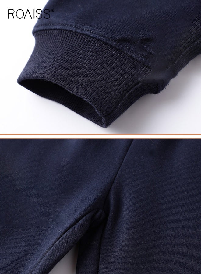 roaiss Toddler Boys Sweatpants, Cartoon Jogger Sweatpants with 2 Side Pockets, Drawstring Long Pants with Cuffed Ankles, Suitable for Daily Wear or Any Occasion - Image 4