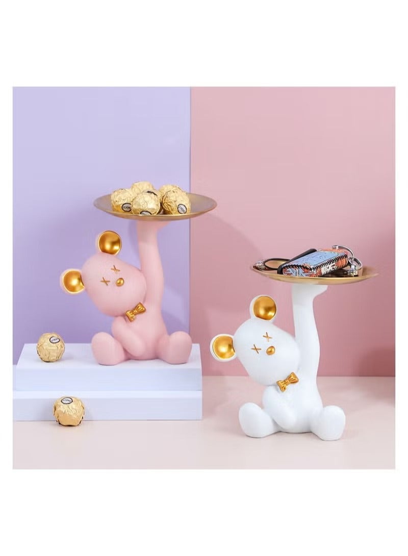 Modern Decor Tray Storage Key Holder Candy Jewelry Earrings Tray Suitable for Home Decor  - Image 4