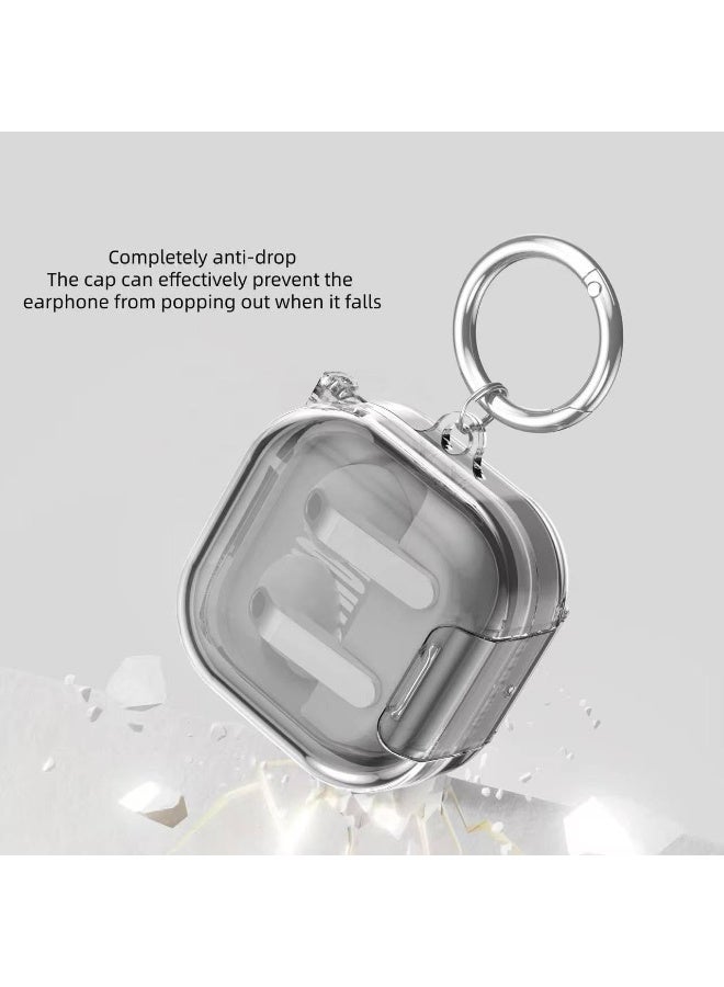 Ecosystem Clear case for Samsung Galaxy Buds 4/4 Pro (2026) Case Cover with Lock Phone,Shockproof Protective Cases with Anti-Yellowing Protection and Keychain for Galaxy Buds 4/4 Pro (Clear) - Image 5