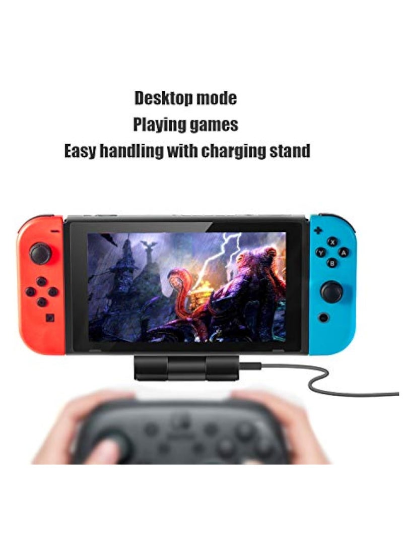 Arabest Portable Dock Charging Station for Switch, with HDMI Cables Interface and Pd Protocol, Portable Switch Charger Stand with Foldable Design, For Switch TV Docking Station - Image 2