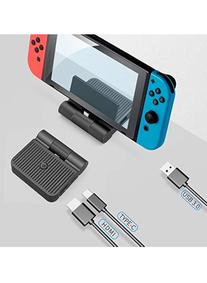 Arabest Portable Dock Charging Station for Switch, with HDMI Cables Interface and Pd Protocol, Portable Switch Charger Stand with Foldable Design, For Switch TV Docking Station - Image 5