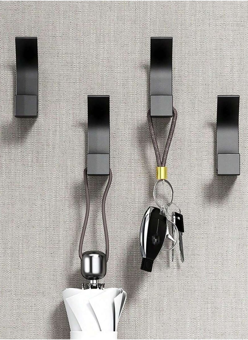 Generic - Set of Five Black Acrylic Hooks - Image 1