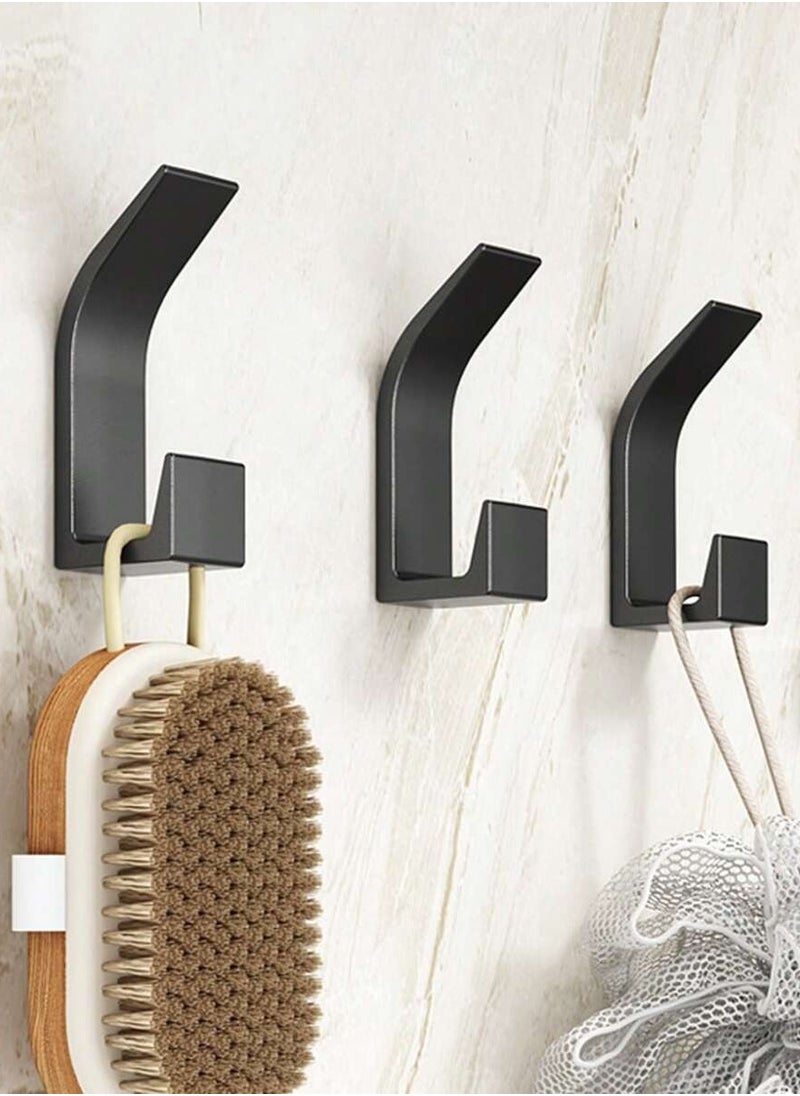 Generic - Set of Five Black Acrylic Hooks - Image 1