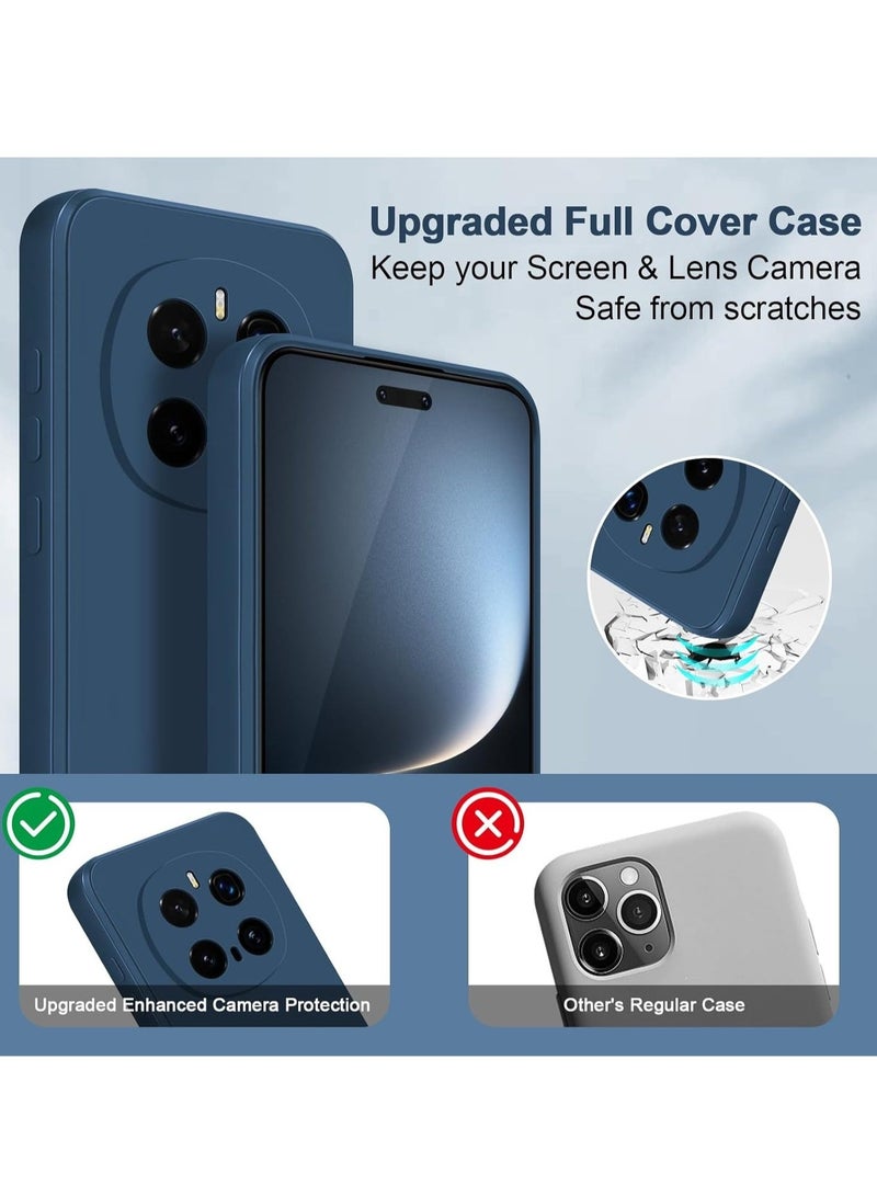 ELTRAZONE Soft Silicone Case for Honor Magic 7 Pro 5G (6.8-Inch) | Ultra-Thin & Anti-Scratch Protective Cover with Camera Protection | Shockproof & Flexible TPU Phone Case | Durable & Lightweight Design – blue - Image 3