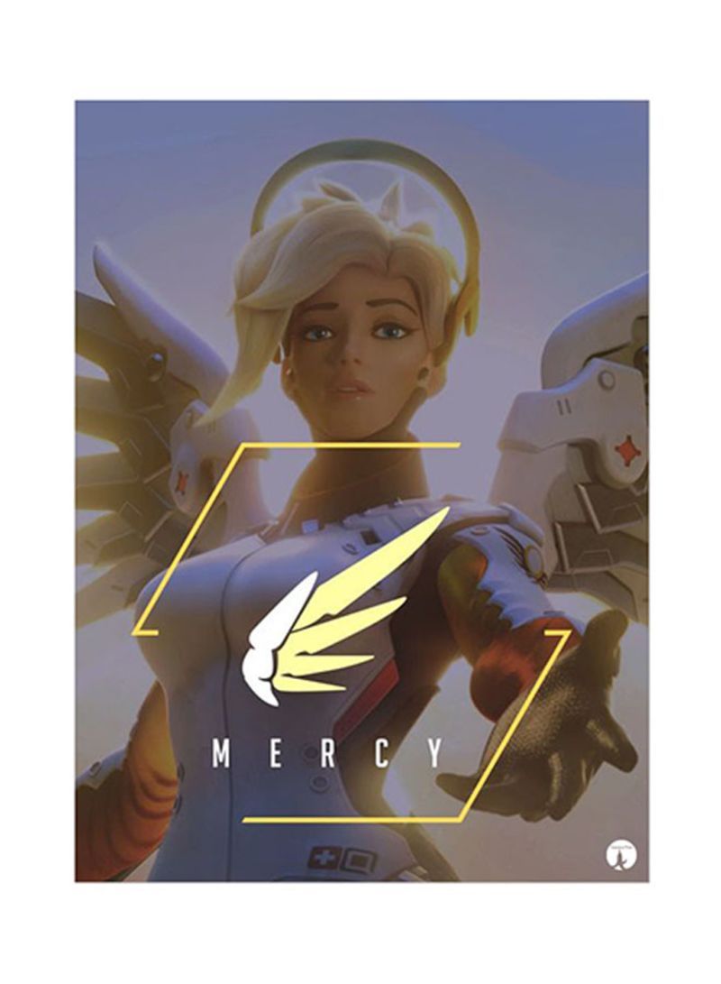 RKN ملصق معدني للعبة الفيديو أوفرواتش بألوان متعددة 15x20 سنتيمتر