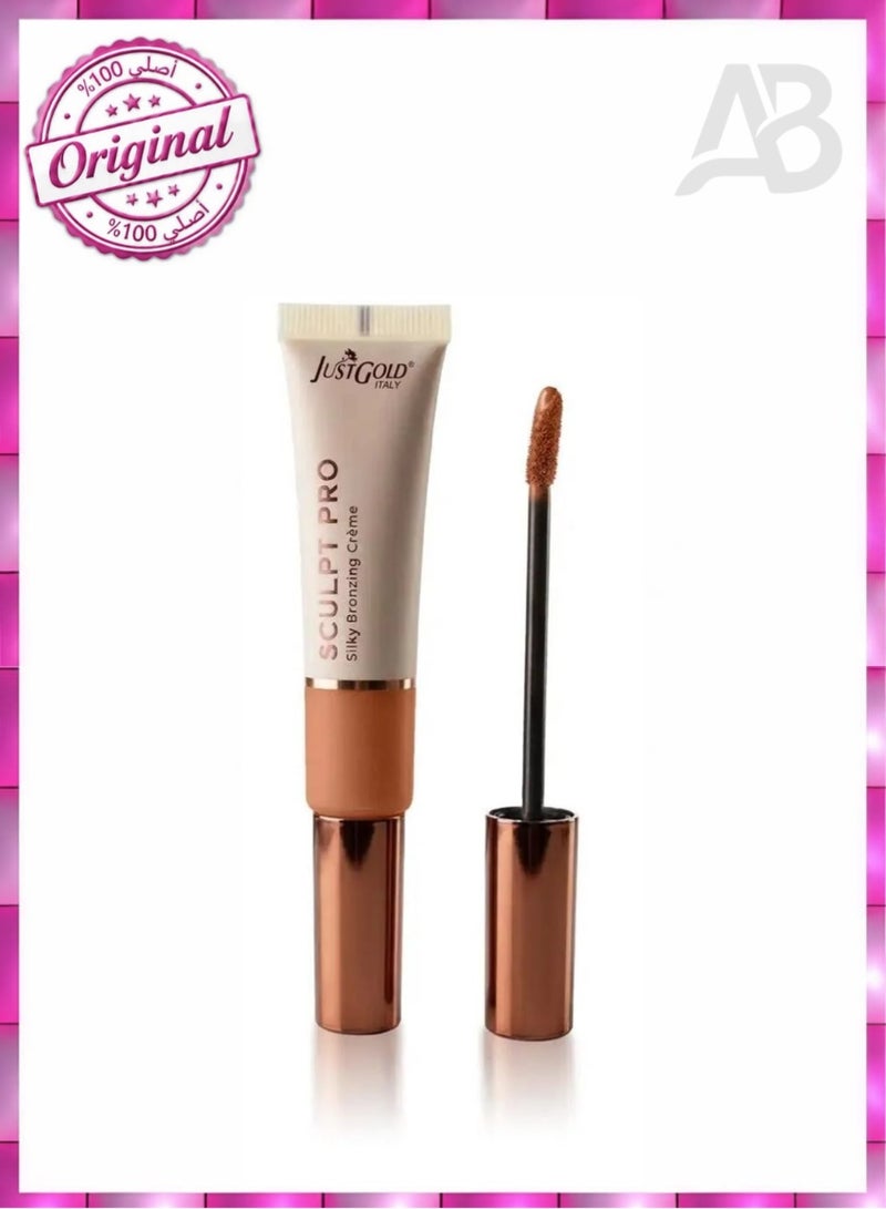 Just Gold Sculpt Pro Silky Bronzing Cream - Light, Buildable Coverage - Image 1