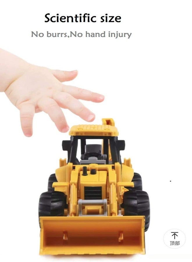 SHIPEASE Friction Powered Excavator Truck Pushdozer Engineering Construction Truck Unbreakable Dumper Toy for Kids Boys Girls Pull Back Vehicle - Image 5
