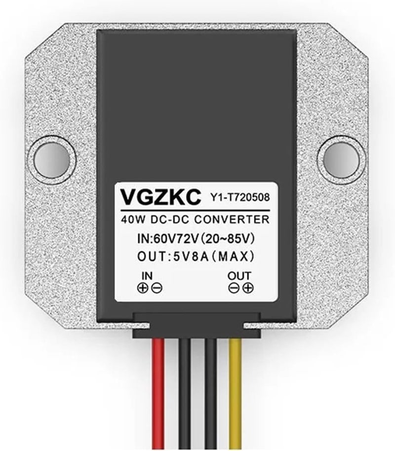48V60V72V to 5V 1A 3A 5A 8A 10A 15A 20A 25A Power Converter 20-85V to 5V Automotive LED Display Special Power Supply(60V 72V to 5V 8A Y1) - Image 1