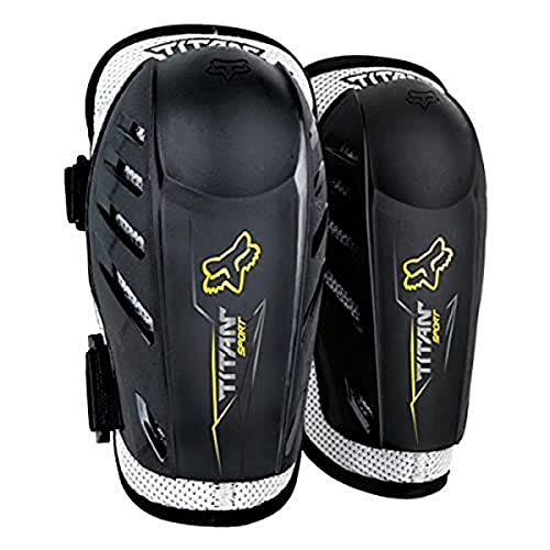 Fox Racing Unisex-Child Titan Sport Motocross Elbow Guards,Black,One Size - Image 1