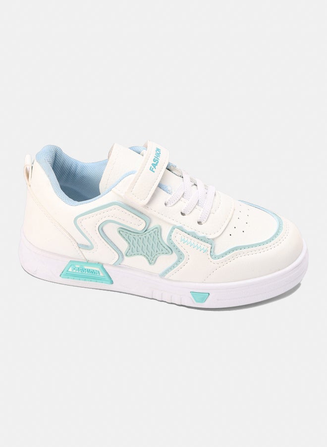 Grinta Kids Shoes - White<.Blue - Image 1