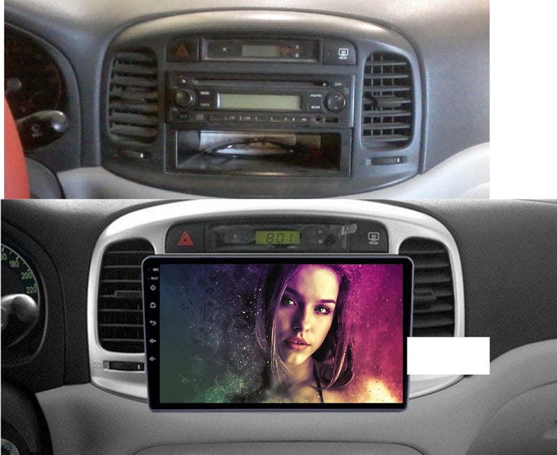 4k MRC android car stereo android for hyundai accent model 2006 to 2011 with applecarplay android auto reverse camera - Image 4