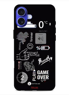 Tolwak Apple iPhone 16 Plus Protective Case Cover Game Over Pew Pew  - Image 1