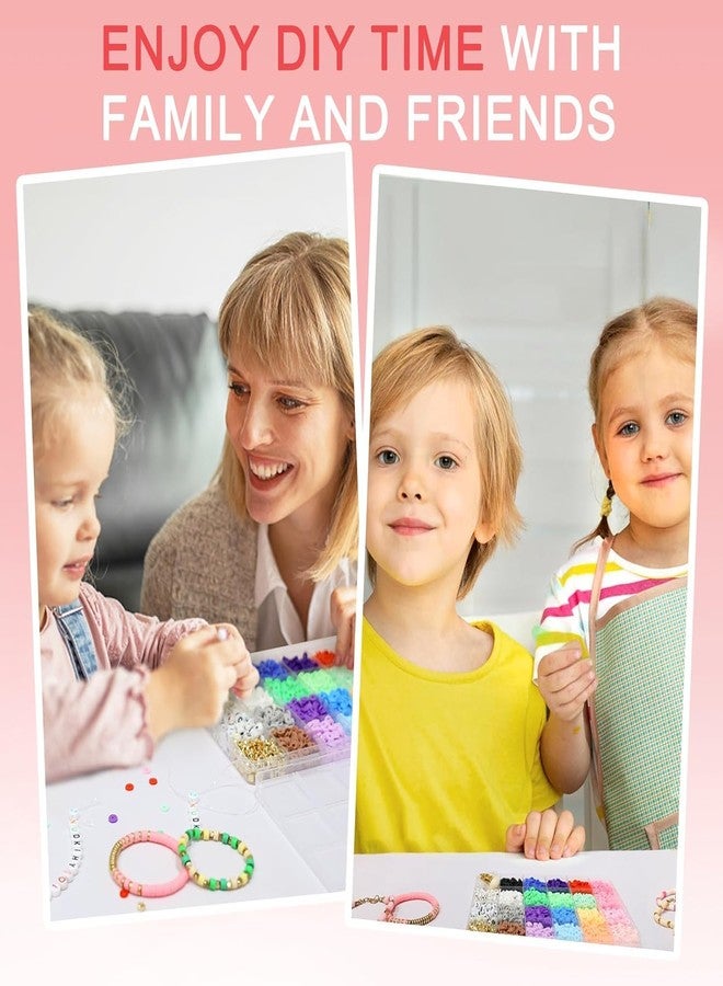 kiyasu Unicorn Bracelet Making Kit for Girls – DIY Jewelry Beads Craft Set with Colorful Plastic Beads, Alphabet Letters, Charms & Elastic String – Creative Arts & Crafts Gift for Kids Ages 4-12 - Image 5