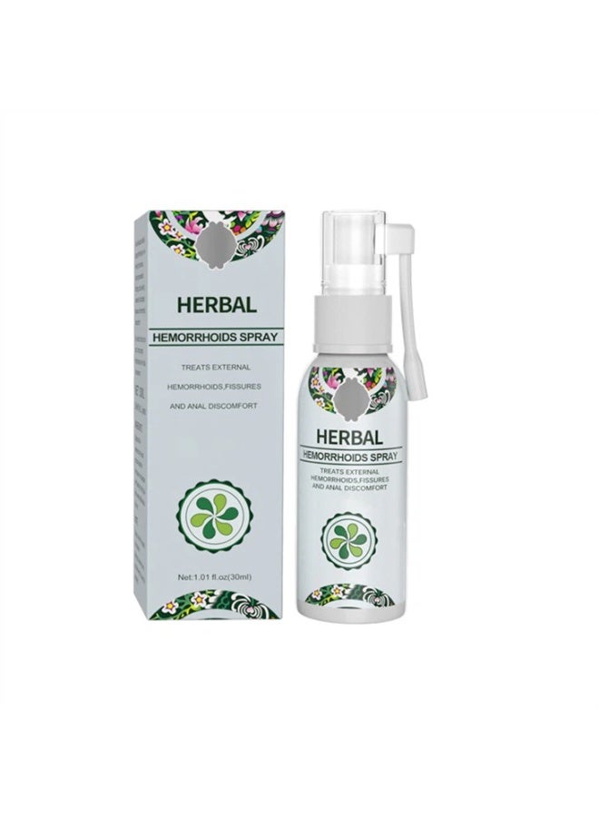 Natural Herbal Hemorrhoids Spray - External and Internal Hemorrhoids Treatment with 100% Natural Herbal Extracts Formula