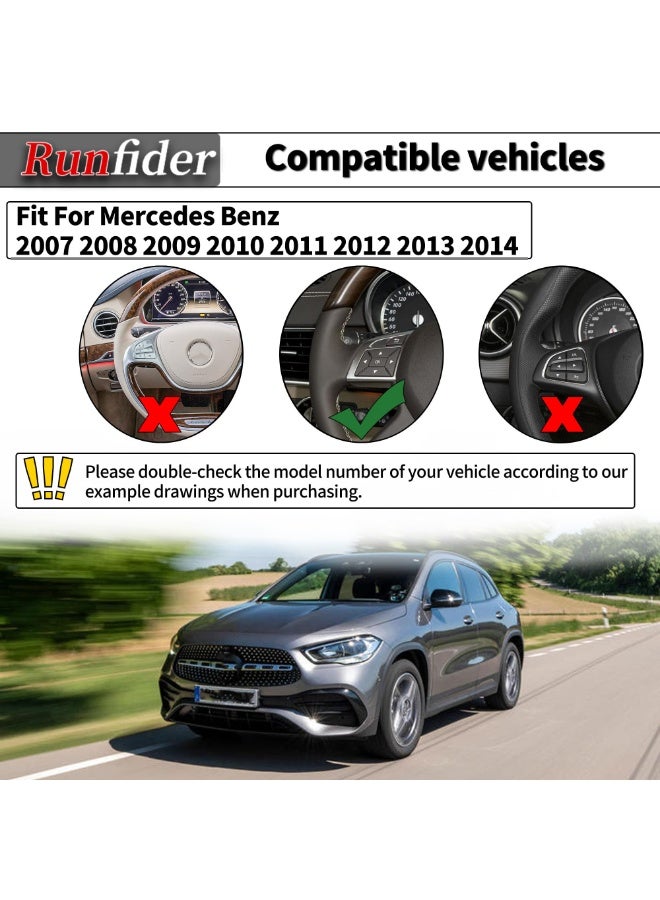 ملصقات أزرار داخلية للسيارة من Runfider طقم إصلاح لمرسيدس بنز A W176 B W246 C W204 E W212 SLK R172 CLS W218 GLK X204 SL R231 - Image 2