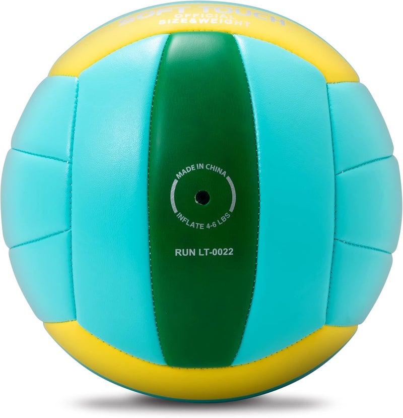 Runleaps Beach Volleyball Official Size 5 Soft Waterproof Volleyball Sand Sports PU Ball for Indoor, Outdoor, Pool, Gym, Training - Image 3