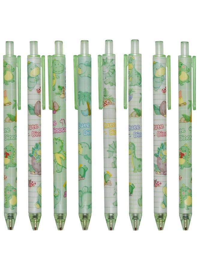Maydahui 12Pcs Retractable Dinosaur Gel Pen Cute Kawaii Animal Pens Black Ink For Boys Office School Supplies - Image 2