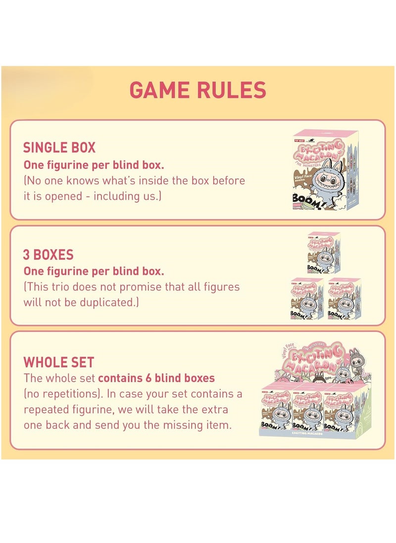 LABUBU - The Labubu Monsters - First generation Labubu, Random Design Action Figures Collectible, Blind Box , Single Box - Image 1
