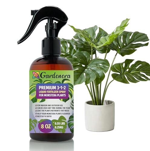 Gardenera Professional Monstera Spray Fertilizer Mist for Home Gardening | 3-1-2 Gentle Blend Mist for Healthy Leaves & Growth | Essential Nutrients for Monstera - 8oz - Image 5