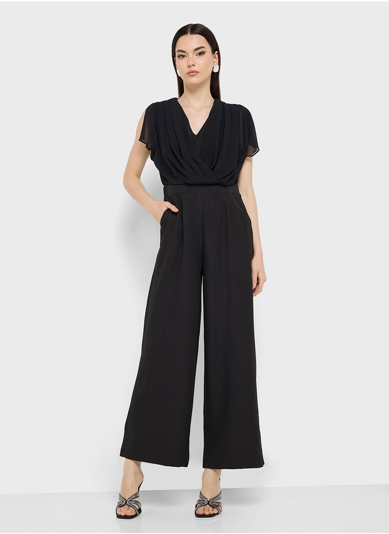Ginger Cowl Neck Tailored Jumpsuit  - Image 4