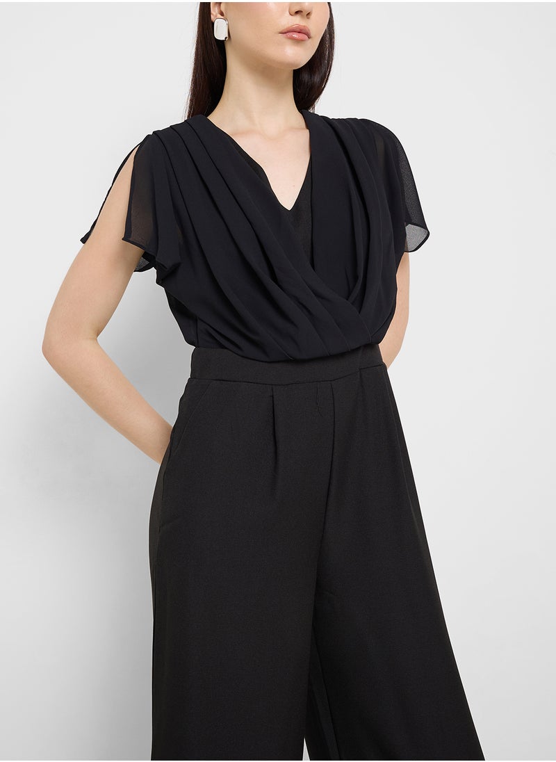 Ginger Cowl Neck Tailored Jumpsuit  - Image 3