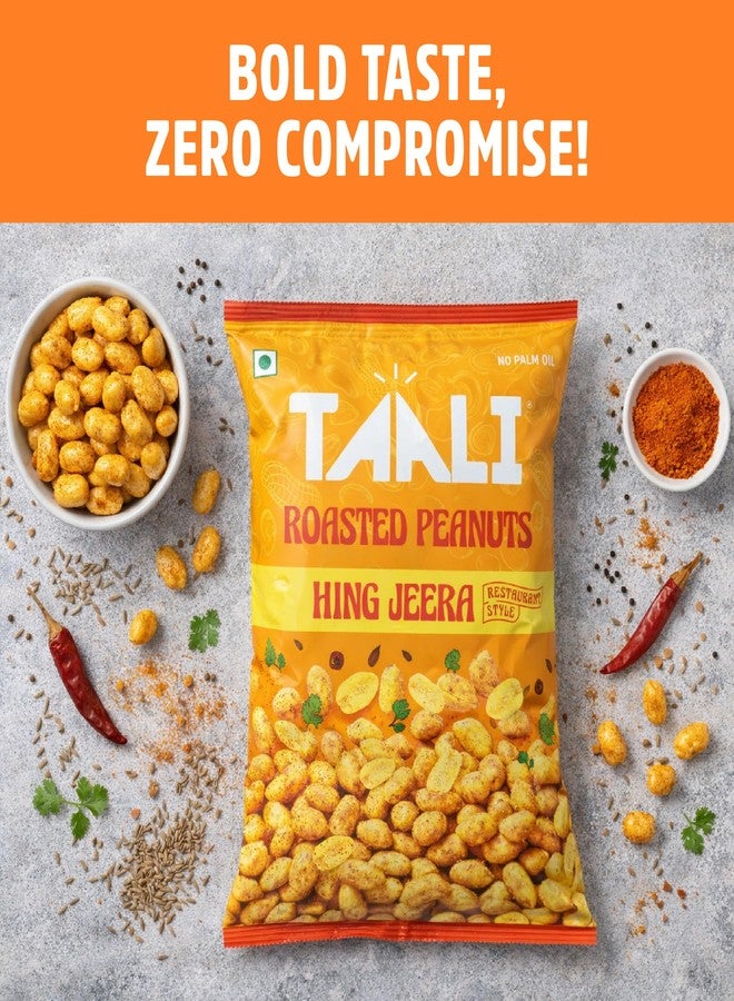 Taali Roasted Peanuts - Hing Jeera |Crunchy Healthy Snacks | No Trans Fat, Gluten free, Roasted Not Fried (Pack of 4 x 140 gms)(weight may vary) - Image 4