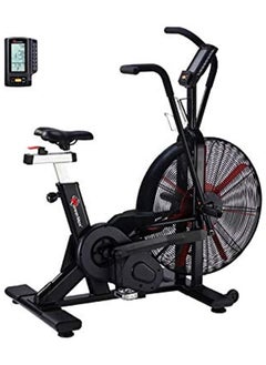 باورماكس فيتنيس دورة تمرين الدراجة الهوائية التجارية PowerMax BA-2500C مع مقبض متحرك، تركيب مجاني مناسب لمعدات اللياقة البدنية للمنزل والمكتب وصالة الألعاب الرياضية التجارية، أسود  - Image 1