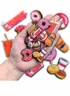 Depend Croc Charms Jibbitz Shoe Charms For Clog Sandal Bracelet Wristband Decoration PVC Trendy Food Charms Croc Accessories For Kids Boy Girl Adult Men Women Party Favor Gifts 11 PCS  - Image 4