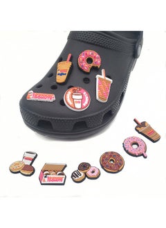 Depend Croc Charms Jibbitz Shoe Charms For Clog Sandal Bracelet Wristband Decoration PVC Trendy Food Charms Croc Accessories For Kids Boy Girl Adult Men Women Party Favor Gifts 11 PCS  - Image 2