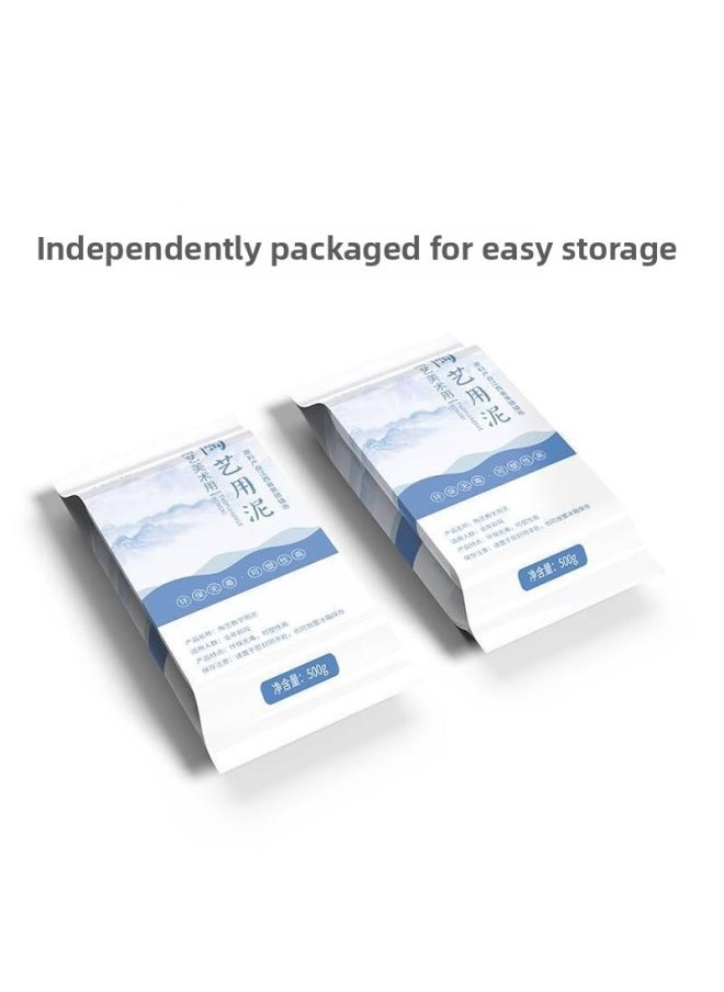 Generic - Unburned Clay Sculpture Clay Clay Unburned White Clay Ceramic Art Aesthetics DIY Clay Student D Machine Clay Tool-free-Color:Standard = Huang Tao 4 Pack 2000G + Oil Paper - Image 1