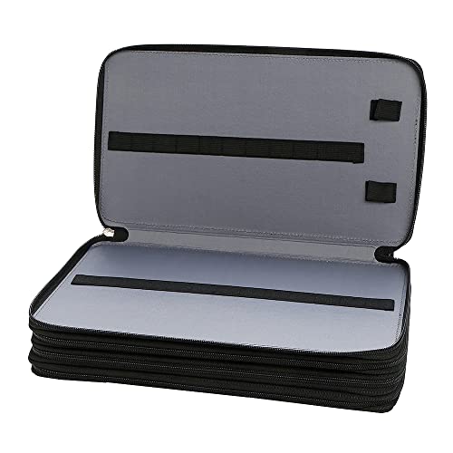Lbxgap Portable Colored Pencil Case Organizer 103 Larger Individual Slots Holds 300 Pcs Pencils with Printing Pattern for Watercolor Pens or Markers, Pencil Case Organizer for Artist - Image 4